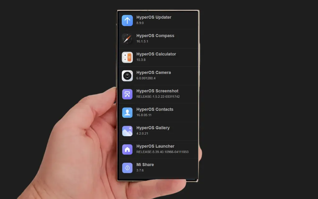 HyperOS 2.2 Beta 3 System Apps Updated