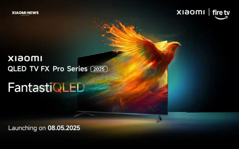 Xiaomi QLED TV FX Pro Series launching in India May 8 with Cinematic Visuals and Fire TV Integration